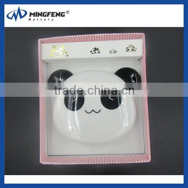 Cute Cartoon panda 5200mAh Power Bank For iphone samsung xiaomi panda