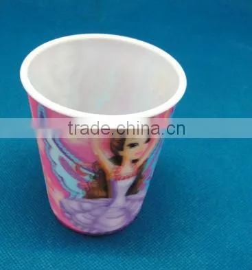 plastic 3d water cup red mug cup 3d promotional for ads