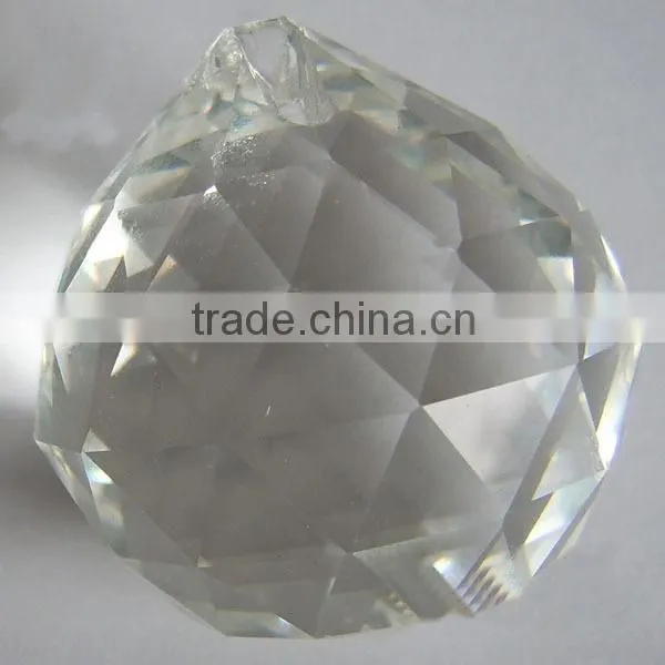 2016 Clear facet ball shaped cystal beads
