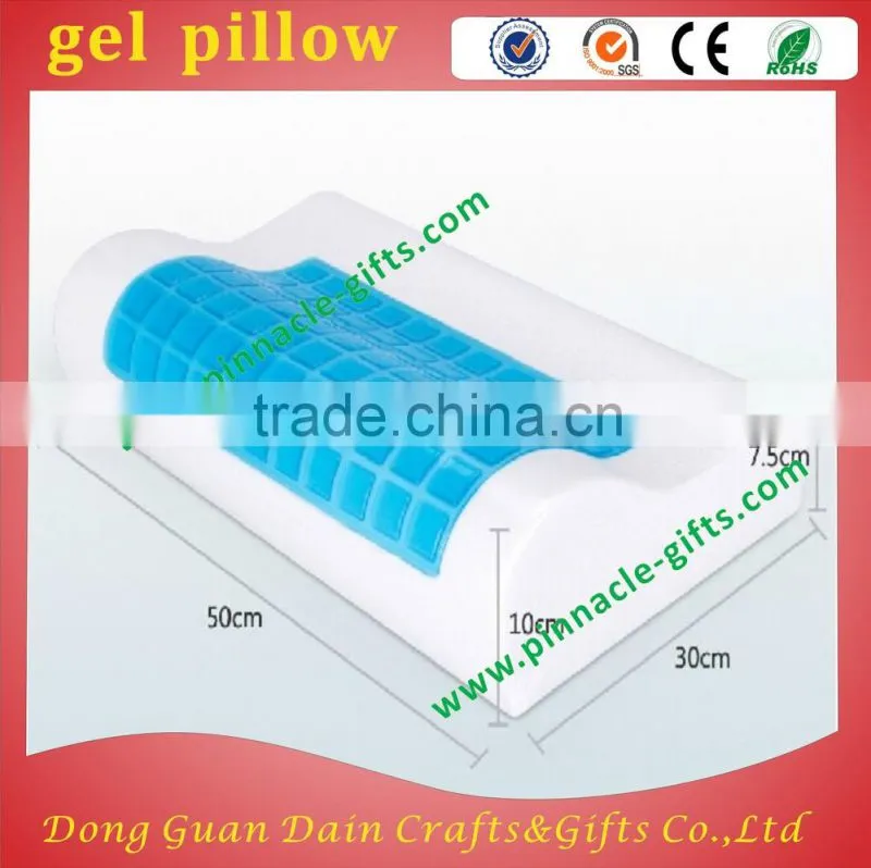 customized PU with GEL cooling pillows with memory foaming material