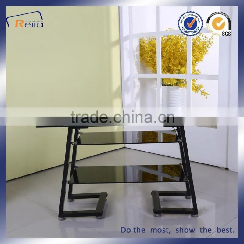 Modern tempered glass TV stand