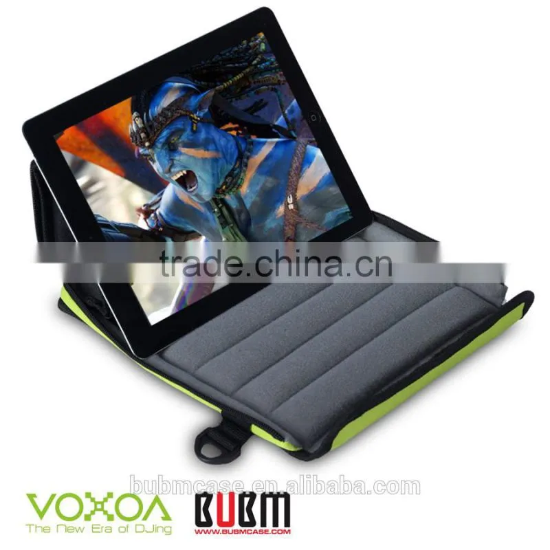 9.7 inches BUBM Green Nylon Shoulder Bag Tablet PC