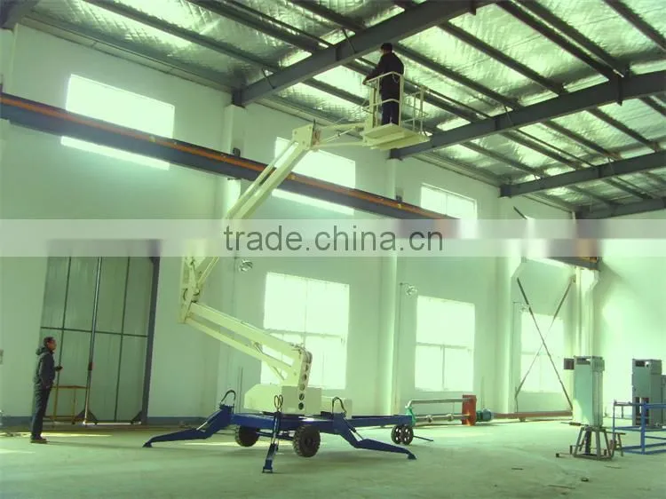 rated weight 200kg working height 16.5m boom lift truck