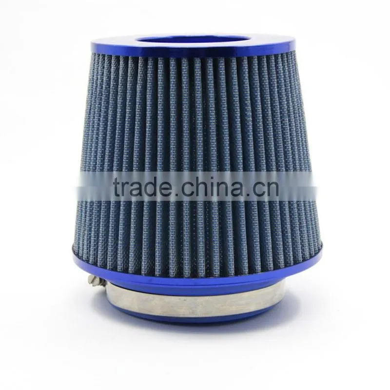 Universal Auto Car Air Filter Cold Air Intake 3" 76-88-100mm Round Tapered