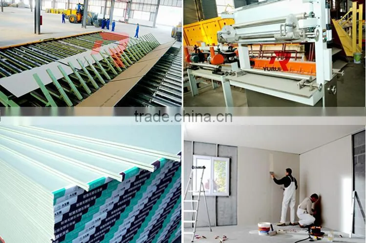 gypsum board production line/gypsum board production machinery/The new type gypsum board machine with CE and ISO