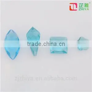 Cheapest Round Shape point back loose stone , Crystal White Stone