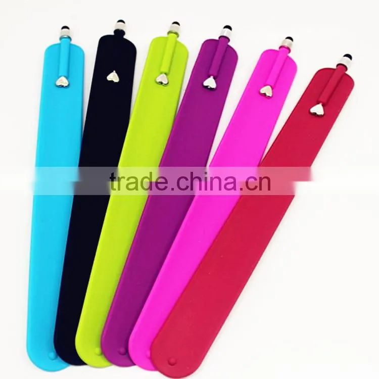 Wholesale Price Silicone Touch Screen Pen Bracelet for Mobile Phone