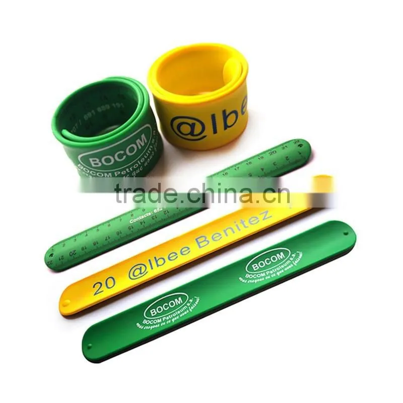 High Quality Blank DIY Long Silicone Slap Bracelet Cheap Price Wholesale