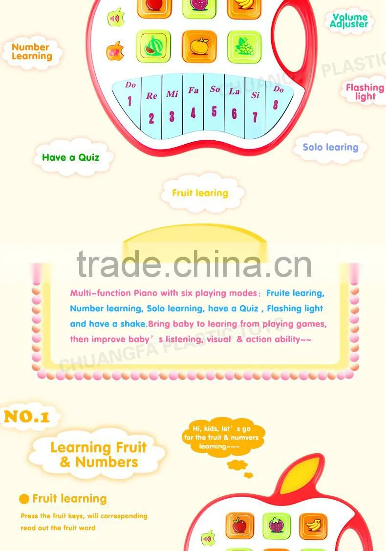 Child educational products electronic piano learning machine toys for kid