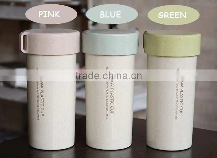 Flexible Health Plastic Joyshaker Private Label Water Bottle With Straw