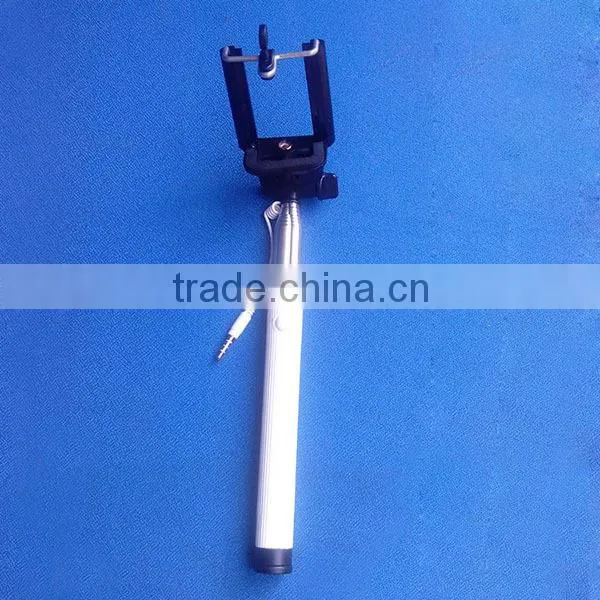 Hot sale colorful wireless monopod bluetooth selfie stick for smart phone