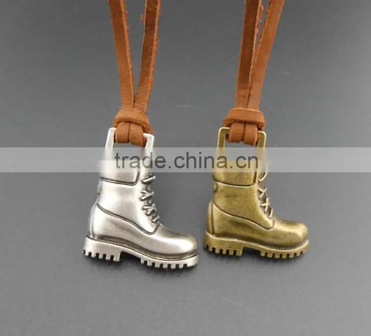 Shoes accessories leather necklace restoring ancient ways