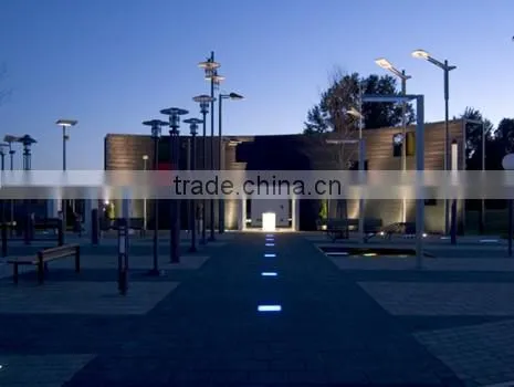 3 years warranty 100*`100 IP67 RGB color square led light solid cast glass bricks