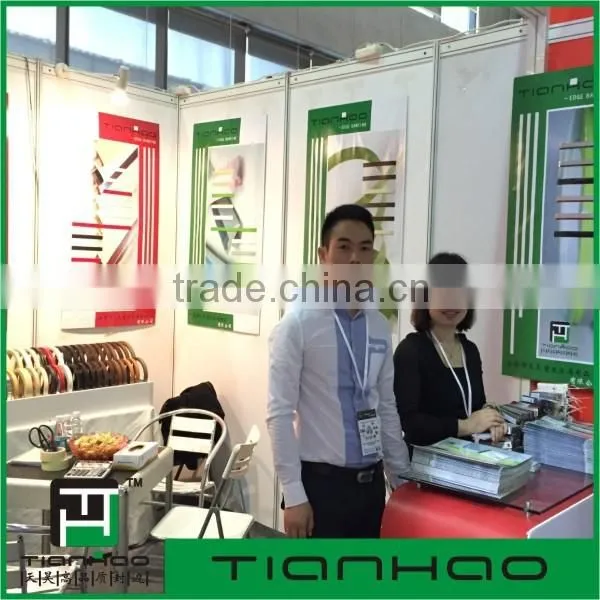 TIANHAO plastic edge band furniture strips pvc profile edge strip