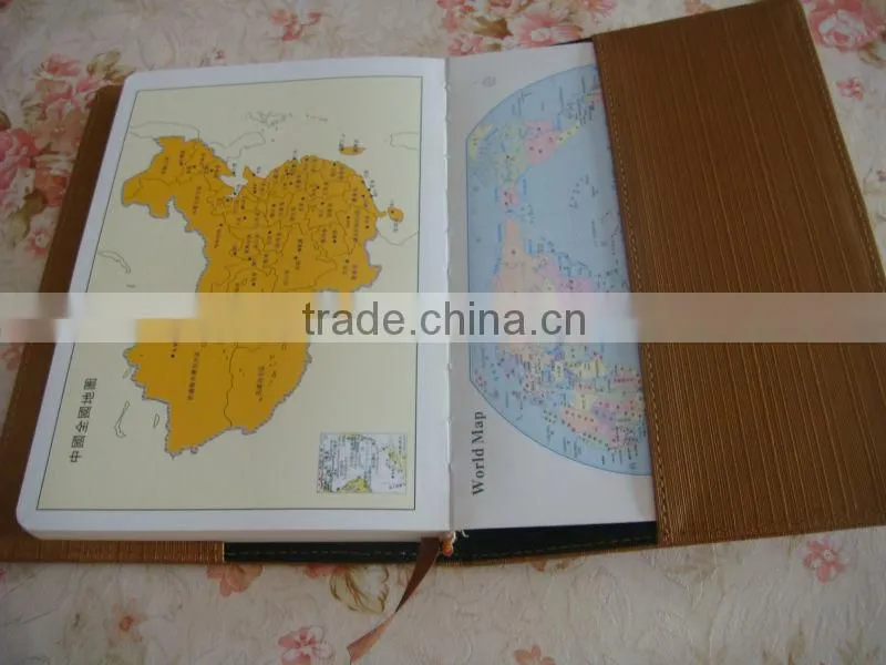 2016 Fashion Paper Notebook with Magnet Clasp in hard cover