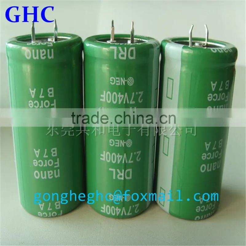 airplane model of 400f 2.7v super capacitor