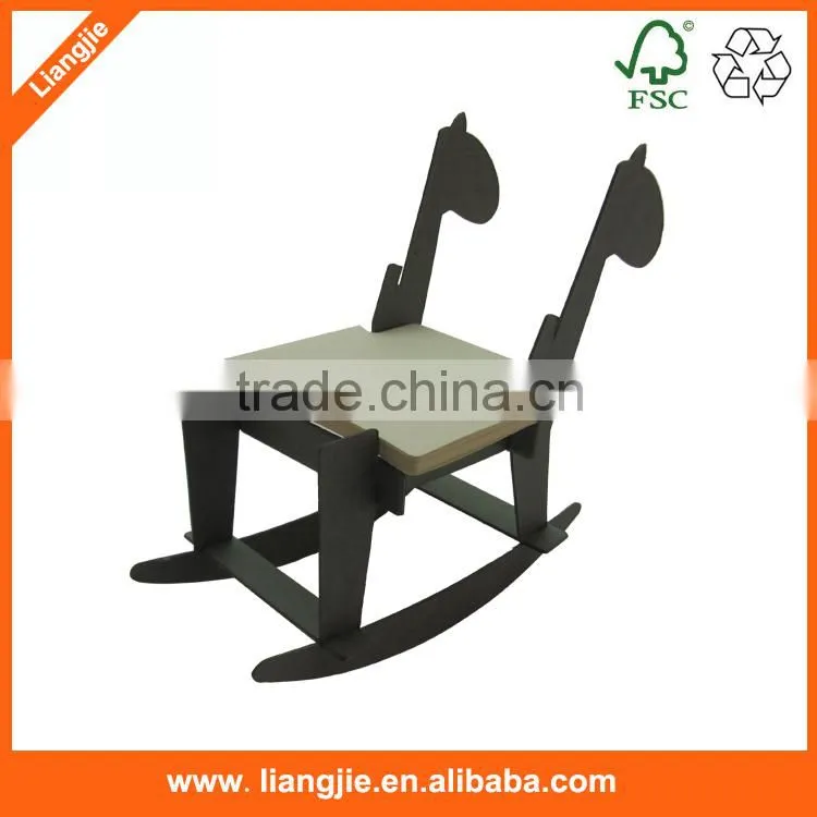 3d shape horse memo pad,3d chair with memo pad, 3d Memo Pad