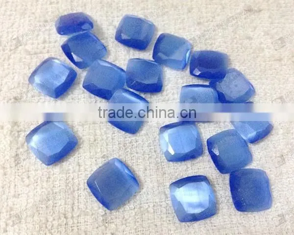 Grey cat eye stone,semi precious stone for cufflinks