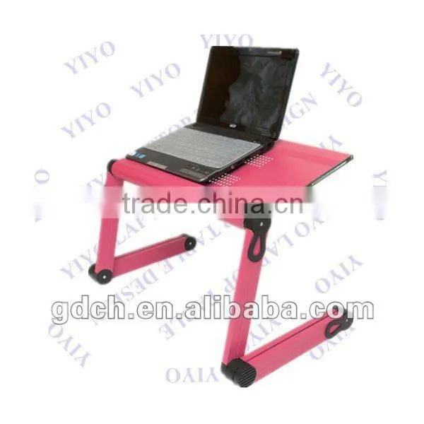 2014 new design portable folding laptop table stand desk bed sofa