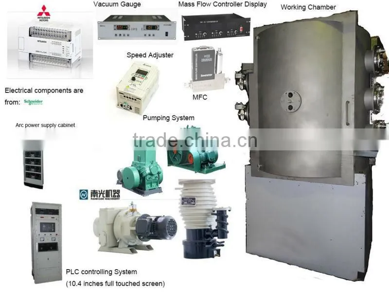 IPG PVD machine arc deposition/pvd titanium nitride hard coating machine