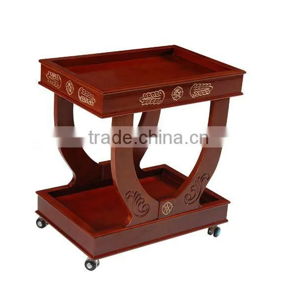 Wooden trolley for spa furniture BD-X
