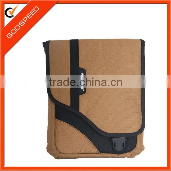 fashion slim nylon organizer shoulder tablet bag for ipad
