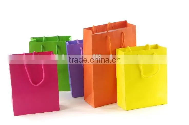 Offset Printing Surface Handling paper shopping bag christmas gift bag