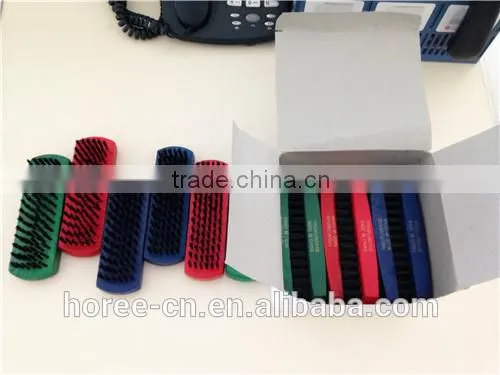 high quality and cheap wood shoe brush with plastic hair