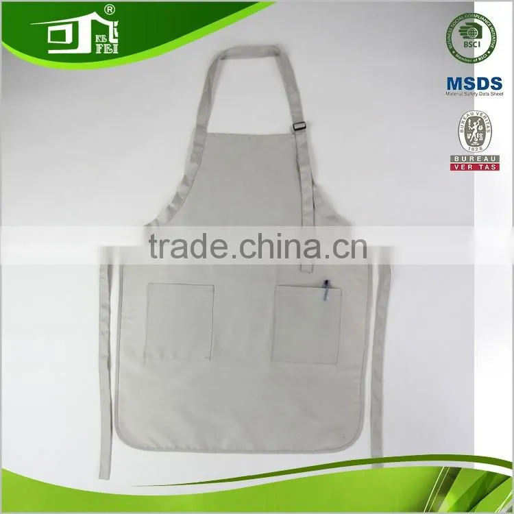 Trade Assurance Poly and Cotton Nec Adjustment Plain Kitchen Aprons