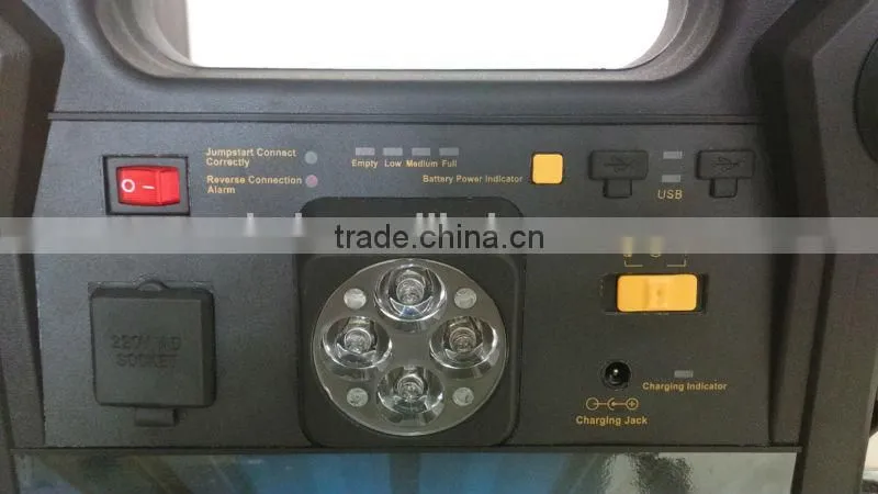 6 in 1 portable power station, air pump, solar charging power