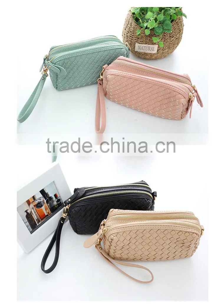 2015 new promotional costom PU wrist bag