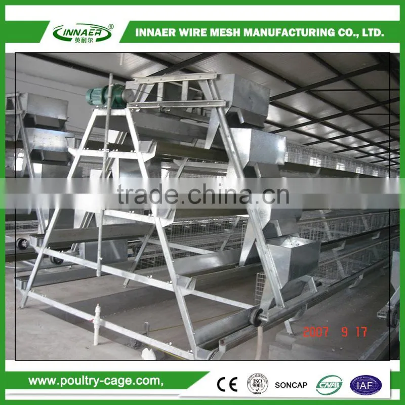 Surface smooth,and bright broiler chicken cage factory