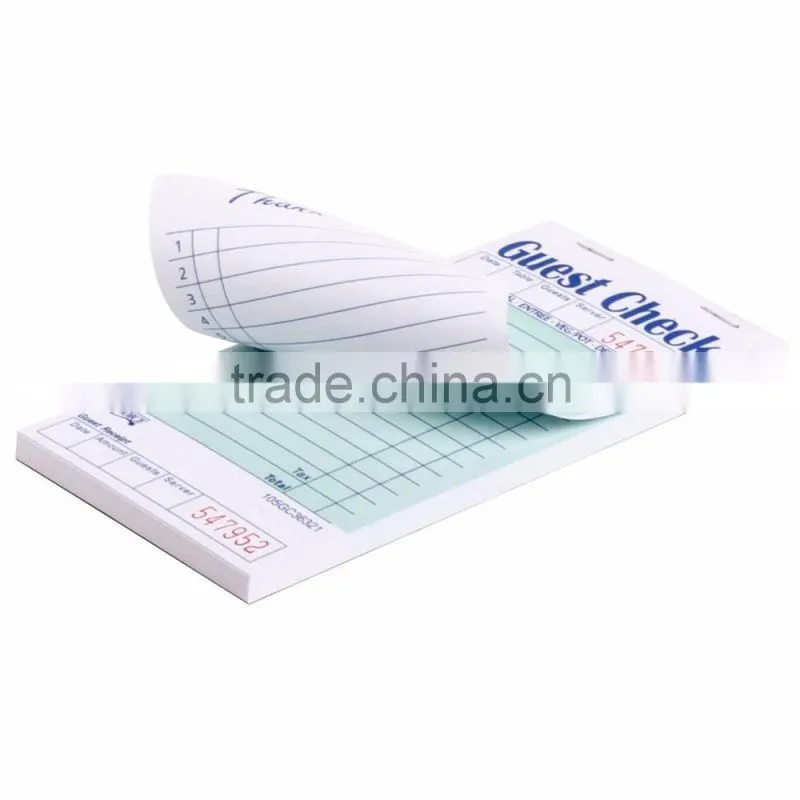 Bulk Custom Made USA Restaurant Guest Checks (XJJD42-2)