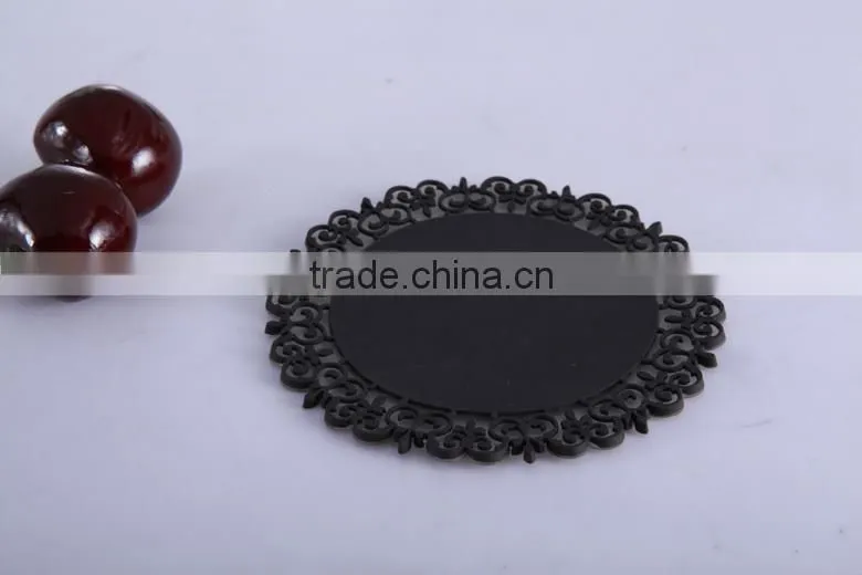 ecofriendly plastic 3d silicone beer coaster