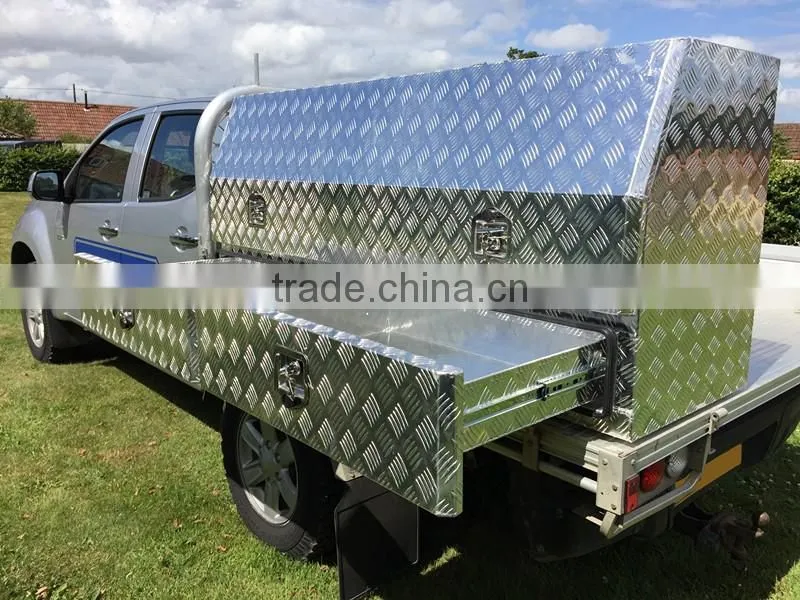 Drawers New Aluminum Toolbox for trucks for sale ODM /OEM Light , Durable and Secure