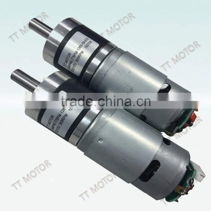 dc 12v 24v encoder gear motor