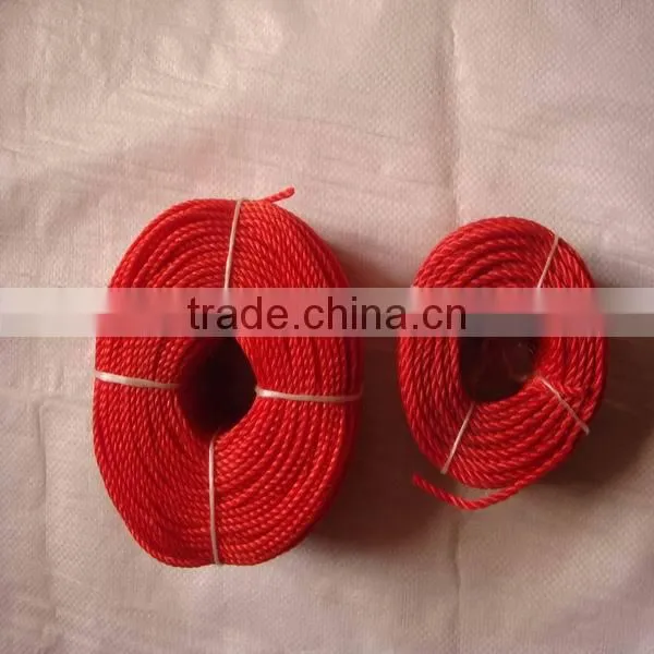 Good abrasion resistance pe rope in many colors