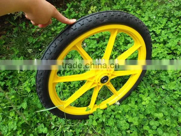 Non-Marking Flat Free Solid Polyurethane Tire 20''