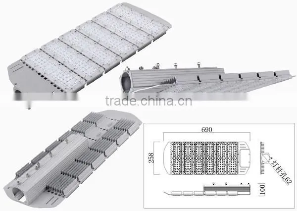 New style IP65 Stamping aluminum LED road light shell