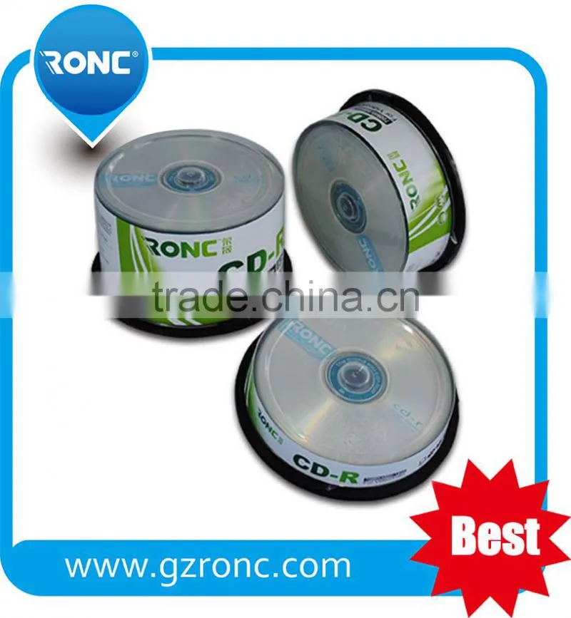 High performance Printable CD with 50 Pack for Burn Games