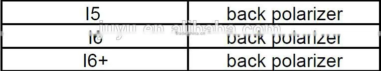 LCD back polarizer film for iphone5 ,lcd real polarizer film replacement lcd refurbish for iphone