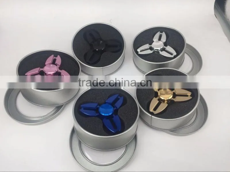 2017 Trending Products Si3N4 608 ceramic bearing fidget spinner ABS Tri-Spinner Desk Focus Toy