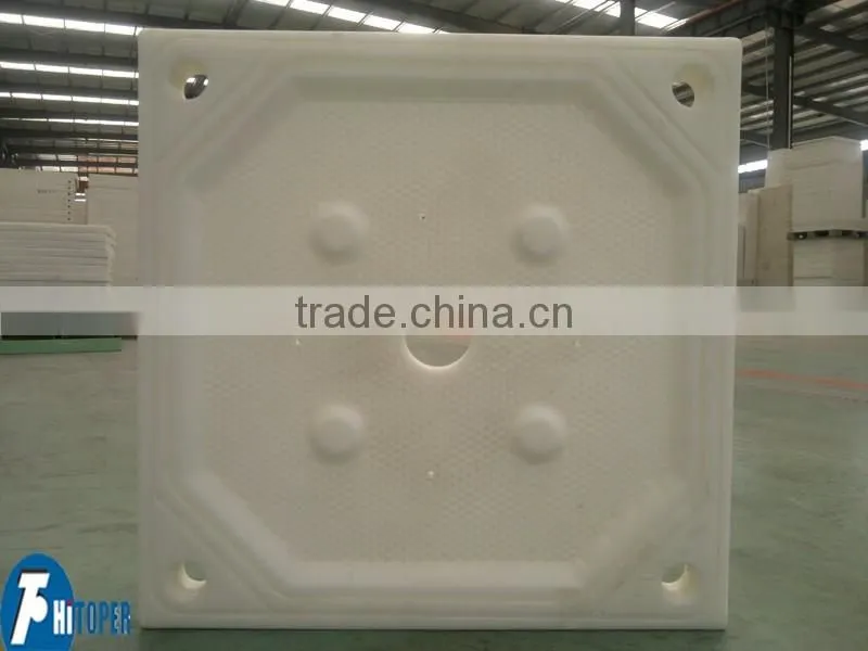 PP material high pressure filter plate with filter cloth sealed