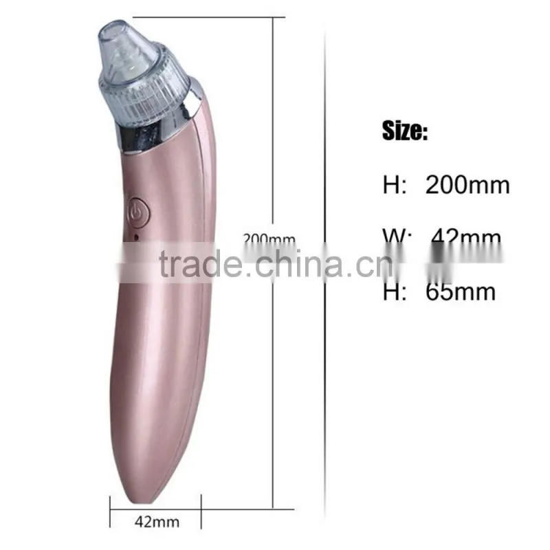 2017 Hot Sale Portable Blackhead Removal Tool Dead Skin Acne Vacuum Blackhead Remover Pore Cleansing Skin Peeling Beauty Machine