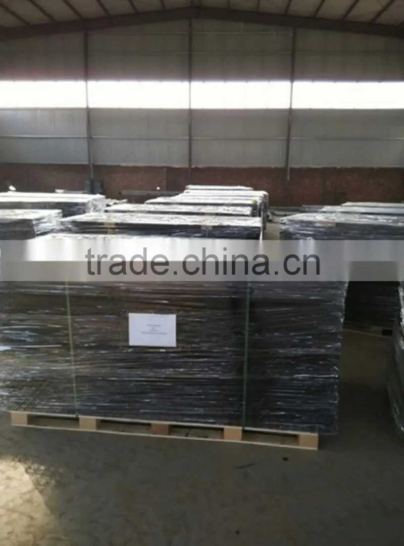 2016 the new design Powder painted black 3D trellis wire mesh panels