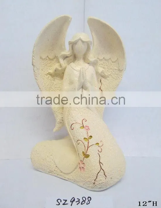 Resin large handmade wings fairy statue