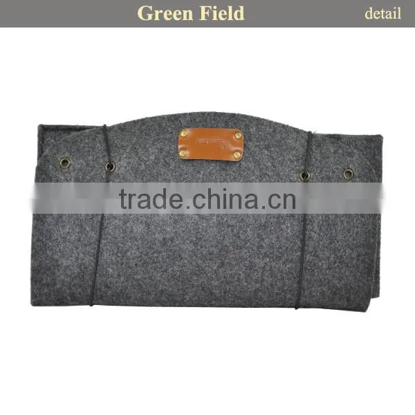 lady style roll up felt tote bag good quality