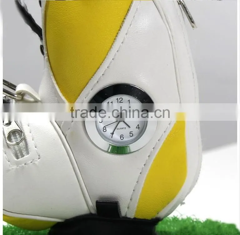 Creative small gifts Desktop clock Table decorations Golf Art Pen case