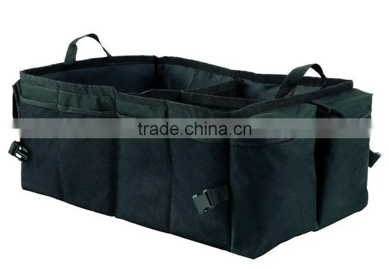 Car trunk organizer box large storage organizer