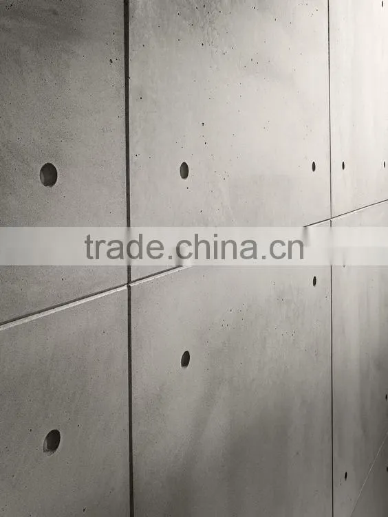 Bathroom or kitchen indoor decoration plain concrete 3D tiles front wall